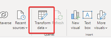 Transform data